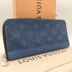 限定美品】LOUIS VUITTON ジッピーウォレット エピ デニム ブルー
