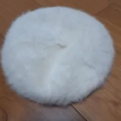 ホワイトファー ベレー帽