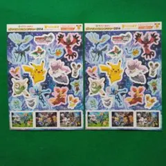 セブンイレブン限定 ポケモンキラキラシール 2007 2枚セット - メルカリ