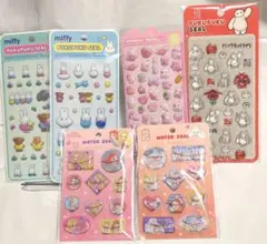 ウォーターシール・ぷくぷくシール他 ６種類セット（ベイマックス）