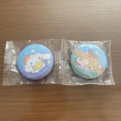 シナモロール　カプチーノ　缶バッジ 2個セット