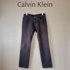 ＊訳あり【カルバンクライン】33　W85　ブラック黒　カジュアルパンツ　長ズボン