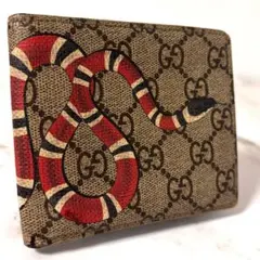 GUCCI グッチ ミケーレ期 GGスプリーム ベンガルトラ 二つ折り財布
