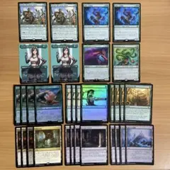 緑単上陸　デッキパーツ33枚セット