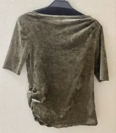 ブラッシュチュールギャザートップス