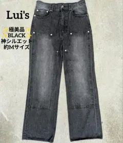 ✨️極美品✨️ Luis ダブルニー ペインターパンツ ブラック 30のサムネイル