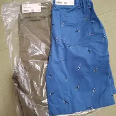 新品未使用タグ付★2枚セット ユニクロ　イージーショートパンツ　140cm