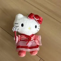ハローキティ 着物風ぬいぐるみ 約15cm
