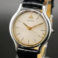 稼働/新品電池】SEIKO CREDOR 7371-0020 純正ベルト - メルカリ