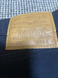 Levi's リーバイス 505 デニムパンツ ブラック W28