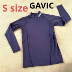 ☆メンズ S GAVIC 黒 ハイネック 長袖 アンダーシャツ 練習着☆