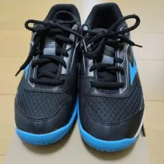 MIZUNO BREAK SHOT テニスシューズ ブラック ブルー23.5cm