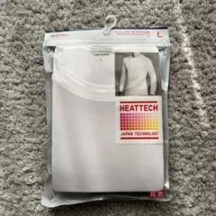 ヒートテック　クルーネックT 九分袖　L ホワイト