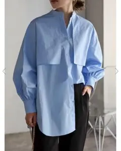 BONJOUR SAGAN ブロードケープシャツ