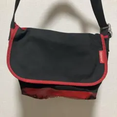 Manhattan Portage BEAMS ショルダーバッグ 黒赤