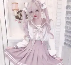 MARS ライン配色セーラーブラウス