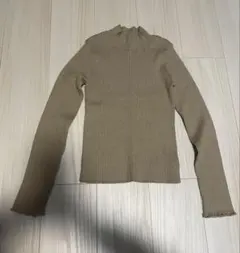 トップス 長袖 ニット リリーブラウン