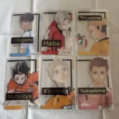 ハイキュー　クリアカード6枚セット