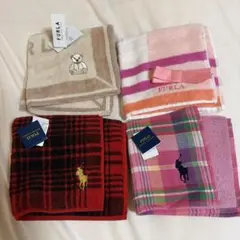 FURLA・POLO タオルハンカチセット