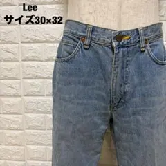 Lee ストレートデニム 30×32 ヴィンテージ風 美シルエット【1317】