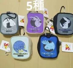 ポケモン　スクエアポーチ　しまむら　コラボ ポケットモンスター 5種のサムネイル