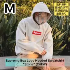 着画有 Supreme Box Logo Hooded Sweatshirt