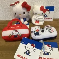 ハローキティ 4個セット　なつかしモチーフマスコットvol.2