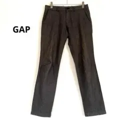 【美品】GAP ギャップ スリムパンツ チャコール 31×32 M L位