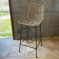 引き取り限定 ラタン製 藤 チェア 3脚【廃盤品 希少 IKEA アーゲン