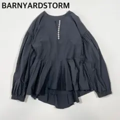 美品　BARNYARDSTORM パール装飾 プルオーバー シャツ ブラウス