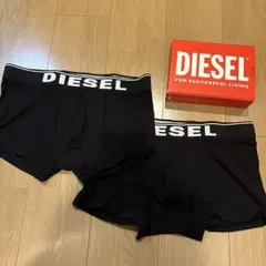 DIESEL ボクサーパンツ 2枚セット ブラック　swagのサムネイル