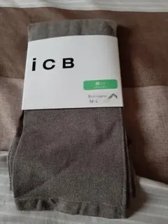 新品✱ICB✱ コットン入りレギンス8分丈　Ｍ～L　アツギ60デニールのサムネイル