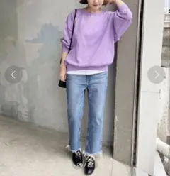 未使用！Spick and Spanシアーニットプルオーバー