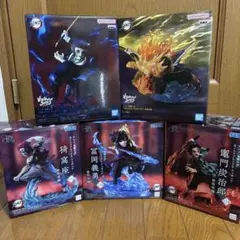 鬼滅の刃 XrossLink 炭治郎 義勇 猗窩座 善逸 獪岳5種セット
