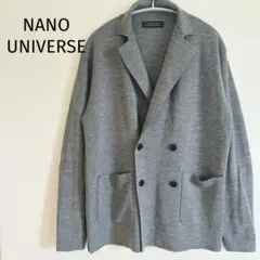 【NANO UNIVERSE】ナノユニバース　ファインゲージ　ニット　毛玉レス