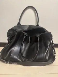 Wjk ブラック ボストンバッグレザー
