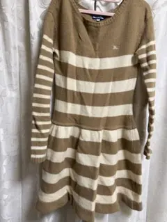 BURBERRY ブルーレーベル ストライプ ワンピース 38