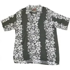 Pineapple Connection レーヨン アロハシャツ XL 濃緑のサムネイル
