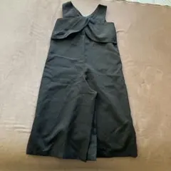 背中に黒いリボン付きオーバーオール110