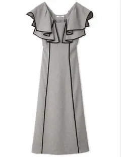 【本日23時まで値下げ】SNIDEL ラッフルカラープリントワンピース