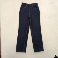 GU ハイウエストストレートジーンズ S
