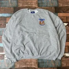 ビンテージ　古着　ジャムズタウン・ホッケー・アイスホークス　刺繍ロゴ　スウェット