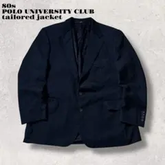 80年代USA製POLO RALPH LAURENテーラードジャケット黒ブラック