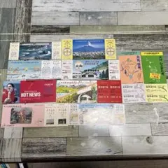 名鉄 岐阜市内・田神線（廃線）】使用済硬券乗車券 羽島→長良北町