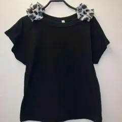美品あちゃちゅむドットフリルカットソーXLのサムネイル