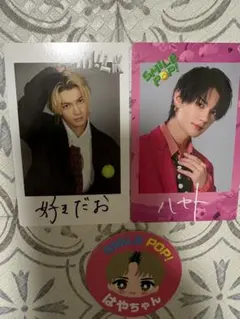 佐野勇斗 トレカ&ステッカー　M!LK SMILE POP!