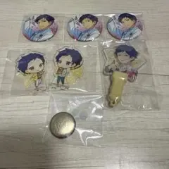 あんスタ　アニカフェ　アクスタ　缶バッジ　弓弦