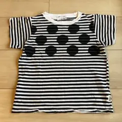 FITH Tシャツ 100cm ボーダー/ドット柄