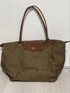 ロンシャン　ル プリアージュ® オリジナル L ショルダーバッグ　カーキ