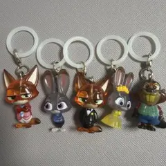 り*あ様 ズートピア2 めじるしアクセサリー　コンプリートセット